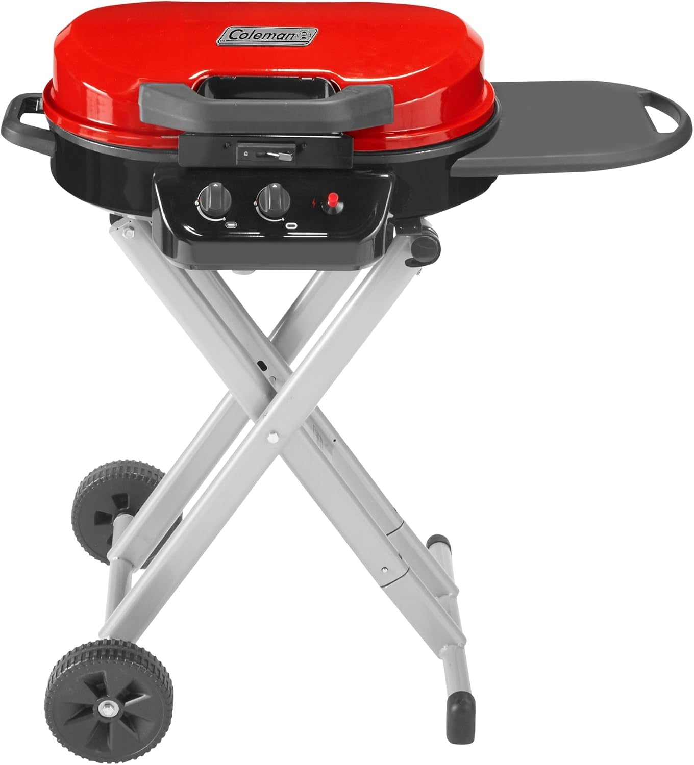 Coleman Roadtrip 225 Portable Propane Grill, 2-Burner Gas Grill with Matchless Ignition & Adjustable Temperature Control, 11,000 Btus of Power for Grilling, Tailgating, Camping, BBQ, & More