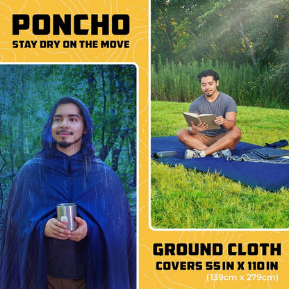 Camping Hammock – up to 500Lbs Portable Hammock with Tree Straps - Travel, Backpacking, Hiking, Outdoors Camping Gear - Single or Double