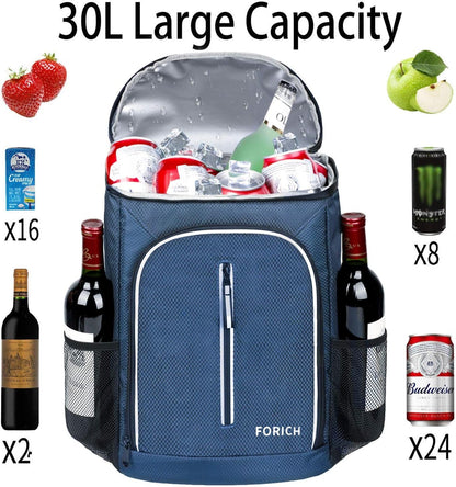 Soft Cooler Backpack Insulated Waterproof Backpack Cooler Bag Leak Proof Portable Small Cooler Backpacks to Work Lunch Travel Beach Camping Hiking Picnic Fishing Beer for Men Women