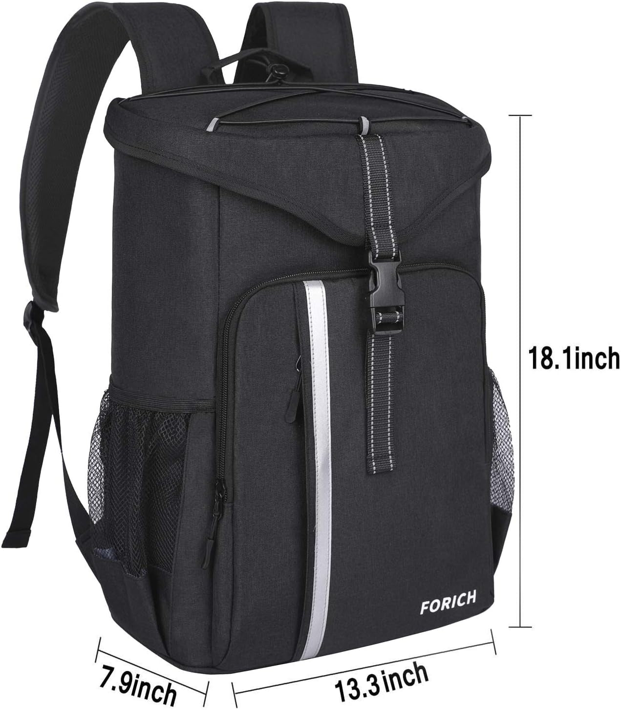 Backpack Cooler Leakproof Insulated Waterproof Backpack Cooler Bag, Lightweight Soft Beach Cooler Backpack for Men Women to Work Lunch Picnics Camping Hiking, 30 Cans