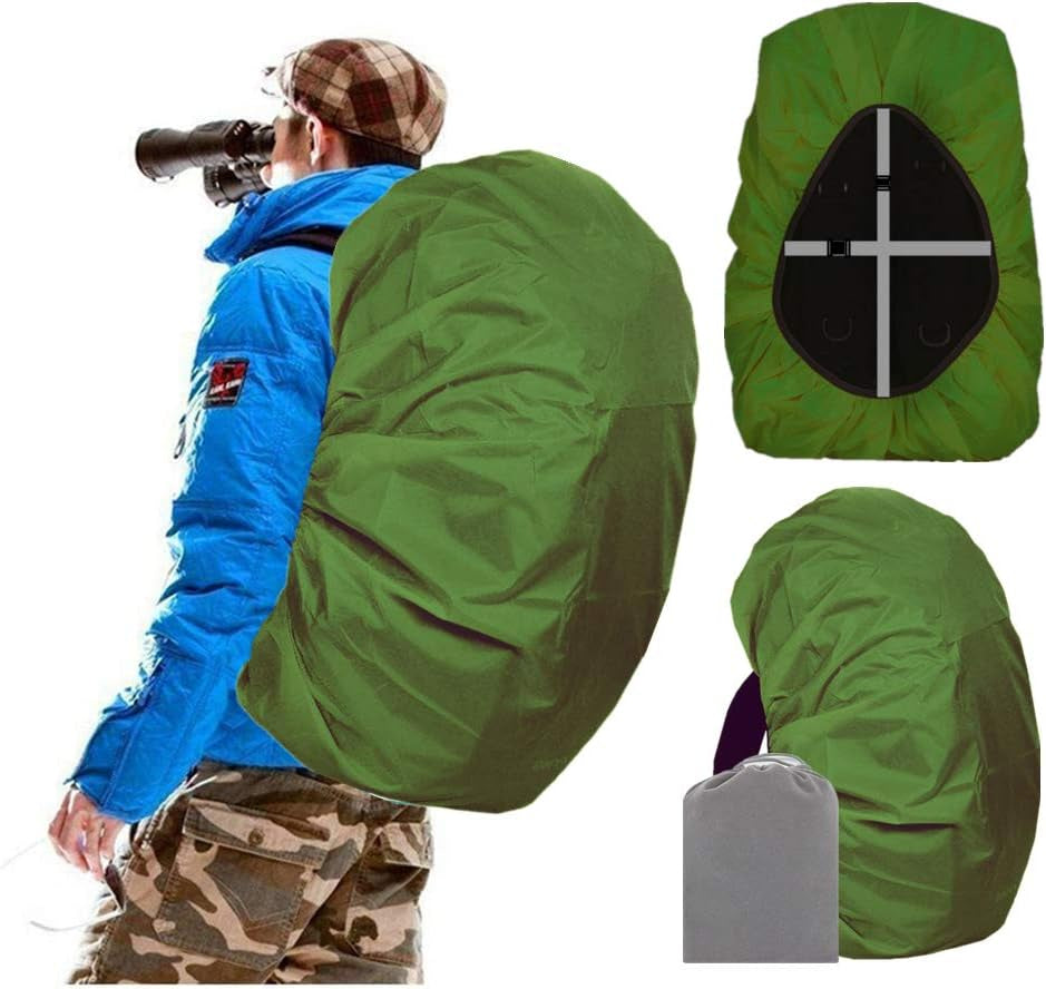 Waterproof Backpack Rain Cover, 12000Mm Ultra-Waterproof, Upgraded Ultra-Strong Multilayers, Antislip Buckle Strap