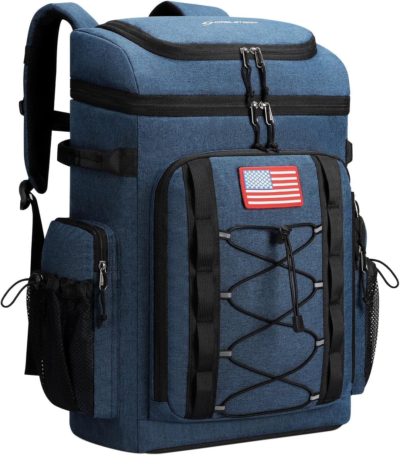 Cooler Backpack,50 Can Insulated Soft Backpack Cooler,Portable Lightweight Leakproof Cooler Bag,Large Capacity Beach Cooler,Waterproof Lunch Backpack for Men Women