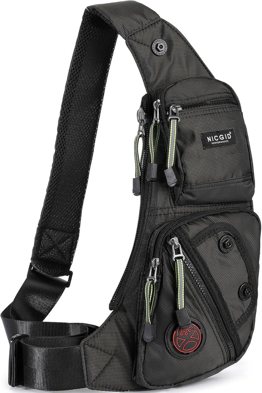 Sling Bag Chest Shoulder Backpack Crossbody Bags Casual Daypack for Men Women