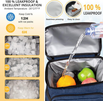 Tactical Backpack Cooler,Soft Lightweight Leakproof Cooler Backpack,Insulated Cooler Bag,Portable Soft Cooler Bag Waterproof for Beach, Travel, Camping, Picnic, Hiking
