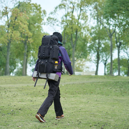 Internal Frame Hiking Backpack for Camping and Backpacking, Adjustable Straps, Rainfly Included