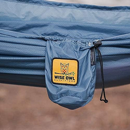 Camping Hammock - Lightweight, Portable Hammock W/Tree Straps - Outdoor Hammock for Beach, Hiking, Backpacking and Travel