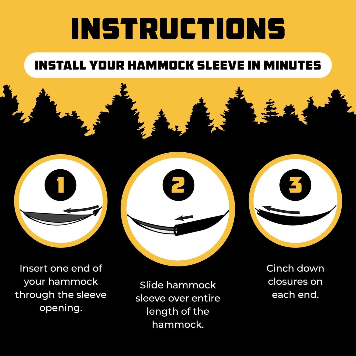 Hammock Sleeve - Snakeskin Defender Camping Hammock Cover for Rain - Universal, Waterproof Protection for Rain Fly, Tarps and Camping Gear