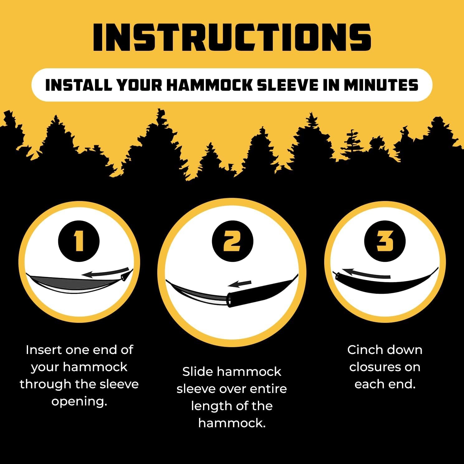 Hammock Sleeve - Snakeskin Defender Camping Hammock Cover for Rain - Universal, Waterproof Protection for Rain Fly, Tarps and Camping Gear