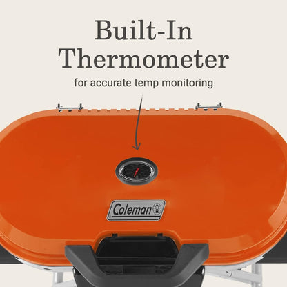 Coleman Roadtrip 285 Portable Stand-Up Propane Grill with 3 Adjustable Burners & Instastart Ignition, 20,000 Btus of Power for Outdoor Cooking, Camping, Tailgating, Grilling, Bbqs, & More