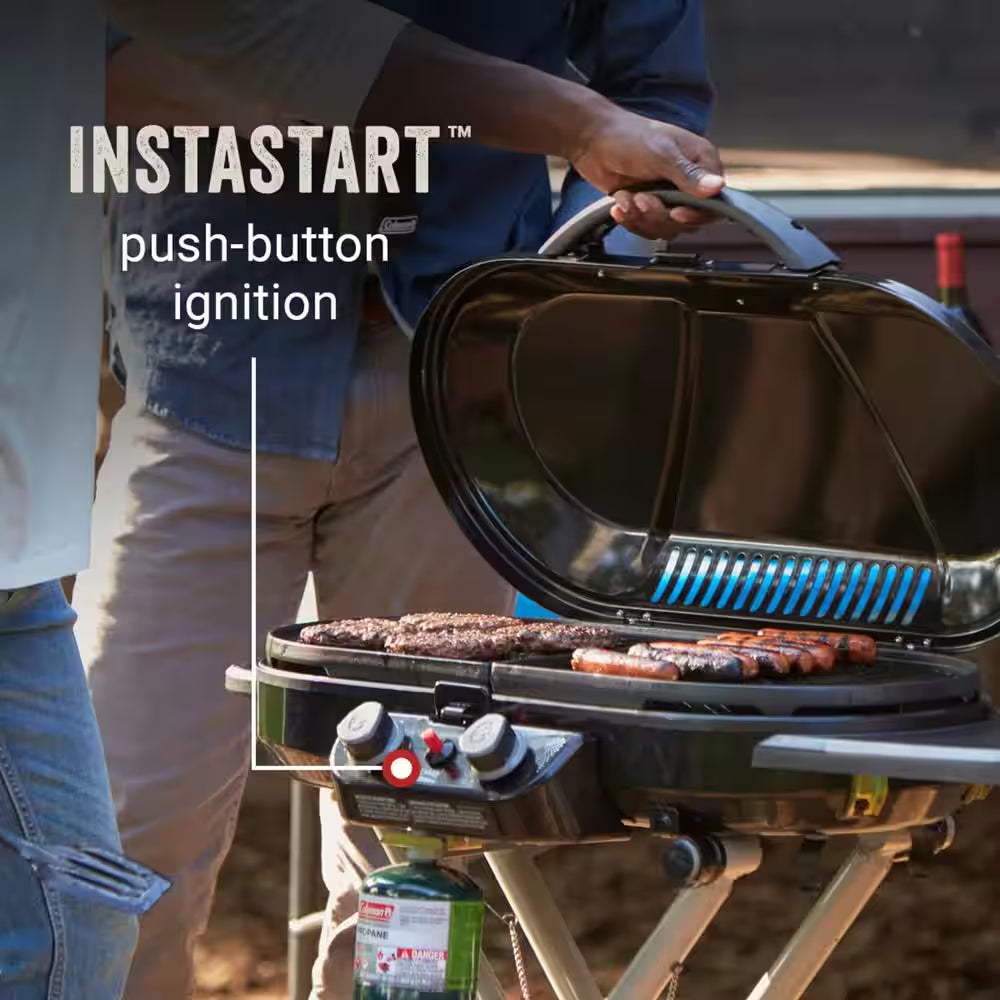 Roadtrip X-Cursion 2-Burner Portable Propane Gas Portable Grill, Red