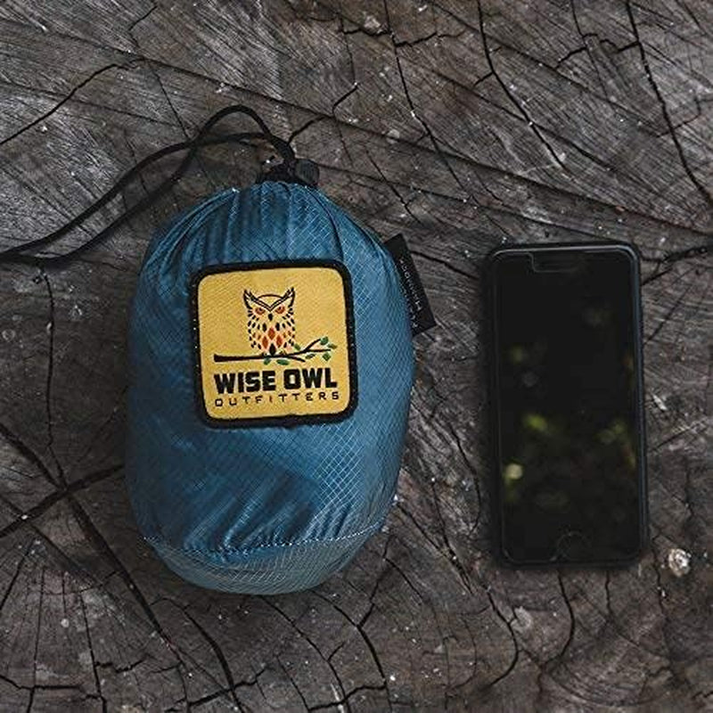 Camping Hammock - Lightweight, Portable Hammock W/Tree Straps - Outdoor Hammock for Beach, Hiking, Backpacking and Travel