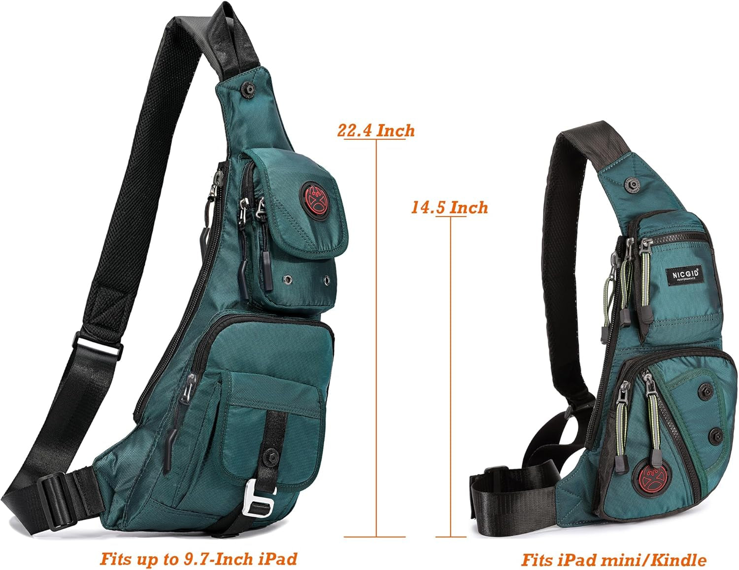 Sling Bag Chest Shoulder Backpack Crossbody Bags Casual Daypack for Men Women
