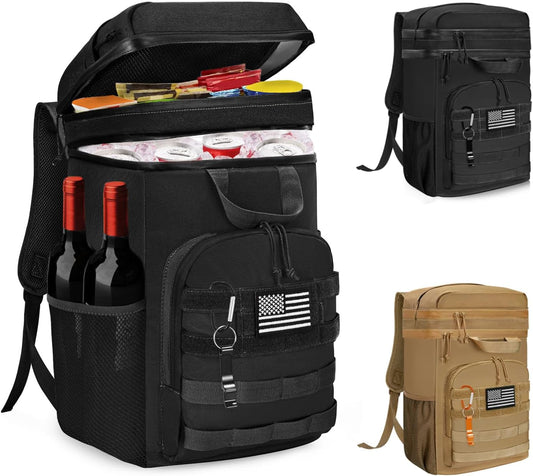 Backpack Cooler 45 Cans - Tactical Insulated Soft Cooler Bag - Large Capacity Leakproof Back Pack, for Women Men, Cooler Backpack Camping Hiking Picnics Beac